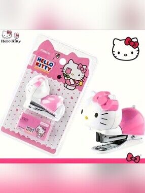 Hello Kitty Mini Stapler with 1000 staples included NWT/NIB